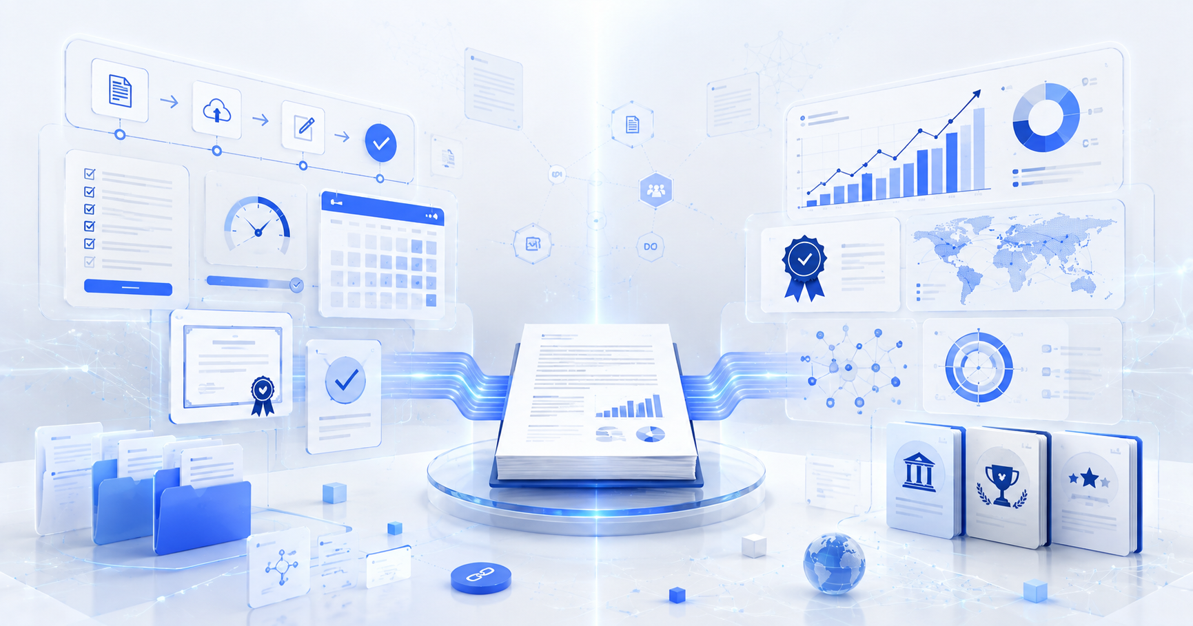 Fast Publication Journals vs High-Impact Journals comparison with research publication workflow, citation metrics, and journal selection dashboard